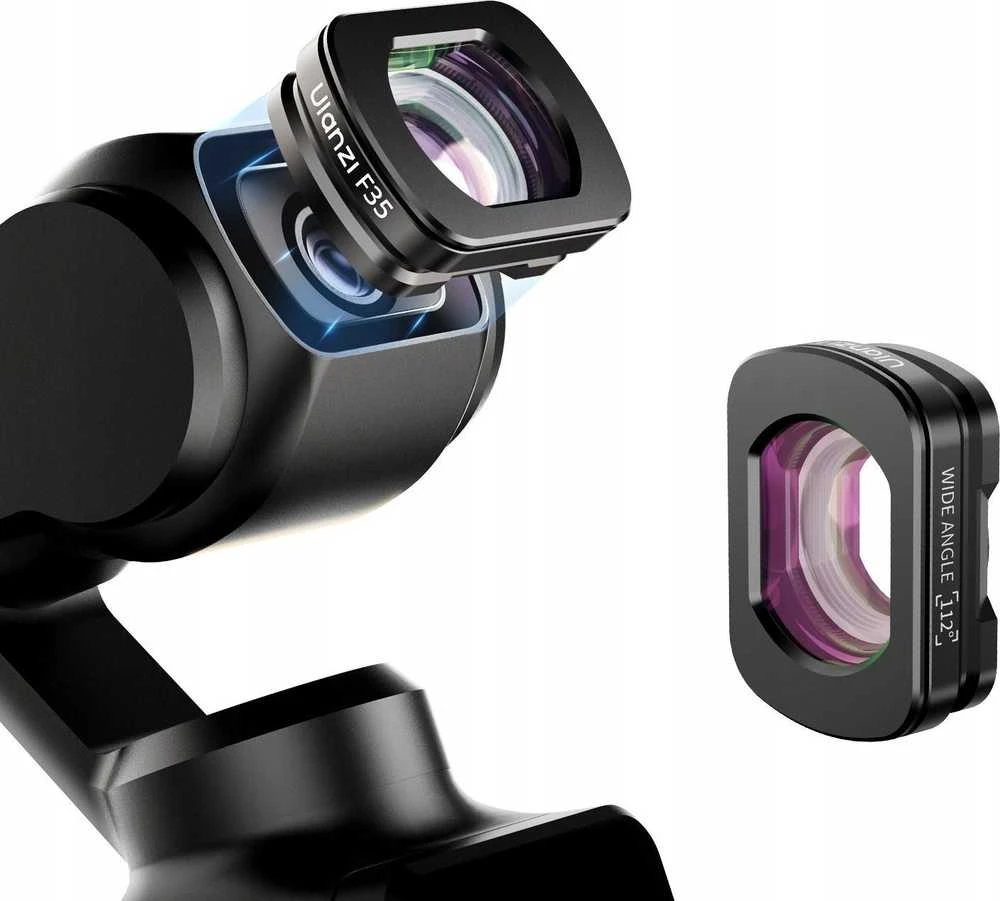 Filtras Obiektyw Szerokokątny Soczewka Wide Angle Do Dji Osmo Pocket 3 / Ulanzi / F35