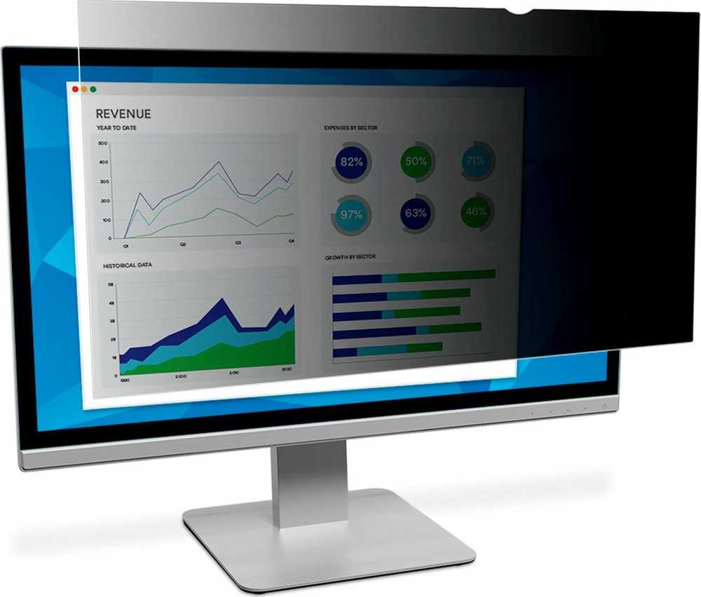 3M Privatumo filtras „Dell U3415W“ (21:9). Apsauga nuo akinimo, berėmės.