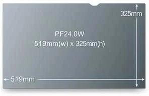 3M Privatumo filtrai f/ Monitoriai, 61 cm (24"), 16:10, Monitorius, Berėmės ekrano privatumo filtras, Apsauga nuo akinimo