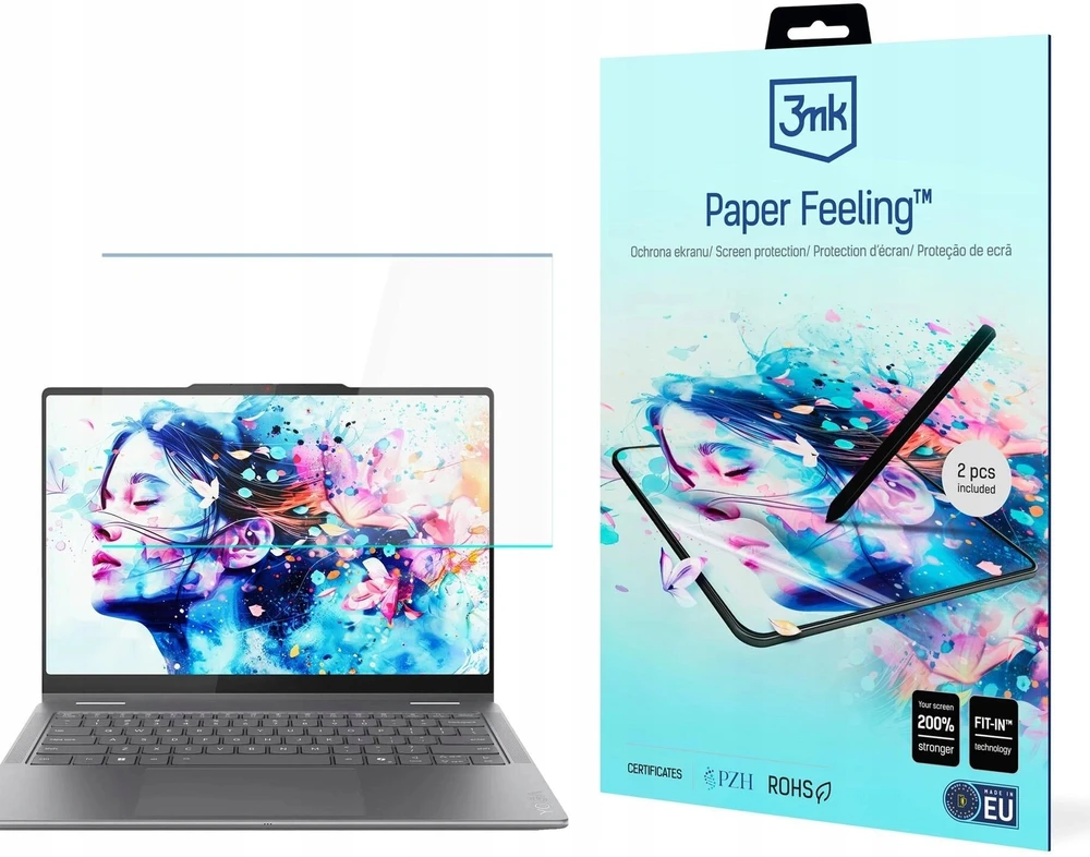 3Mk apsauga Lenovo Yoga 7 2-in-1 14ILL10 14 - iki 15" 3mk popieriaus pojūtis