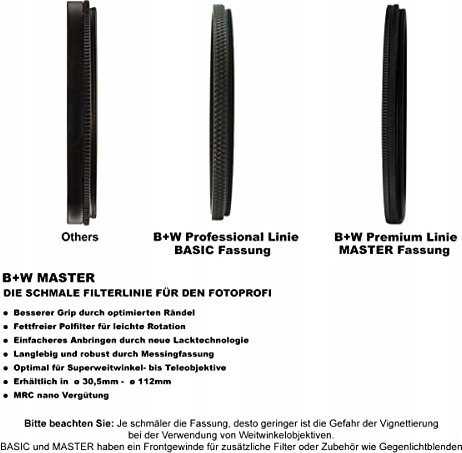 Filtras B+W Filtras ochronny B+W Master 007 Clear MRC nano 1101522 58mm