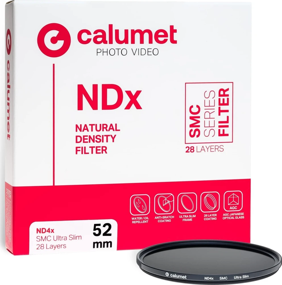 Filtras Calumet Calumet Filtras ND4x SMC 52 mm Ultra Slim 28 sluoksniai