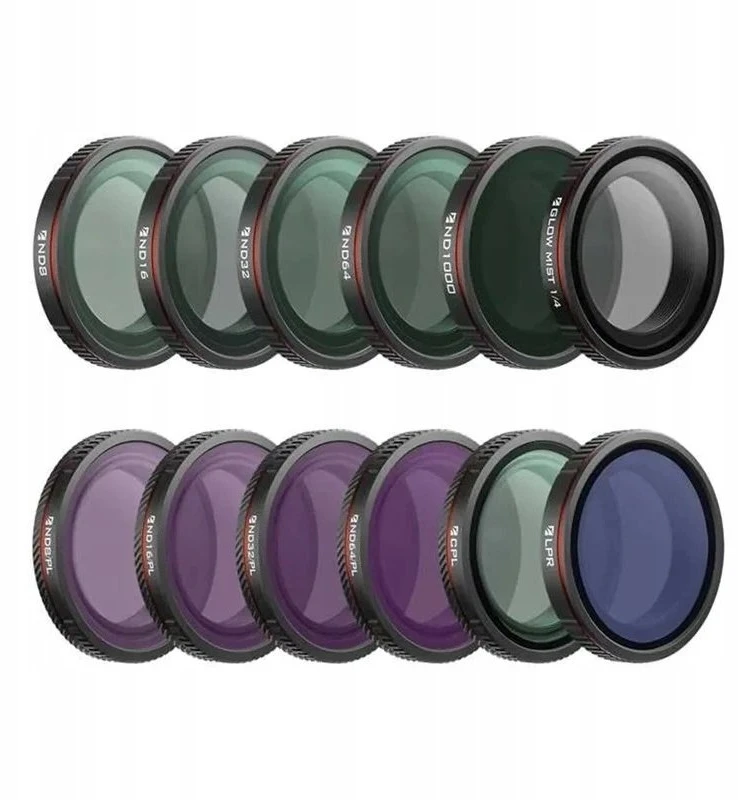 „Freewell“ filtrų rinkinys, skirtas „OSMO NANO“ – „Mega Kit“ – 12 vnt.