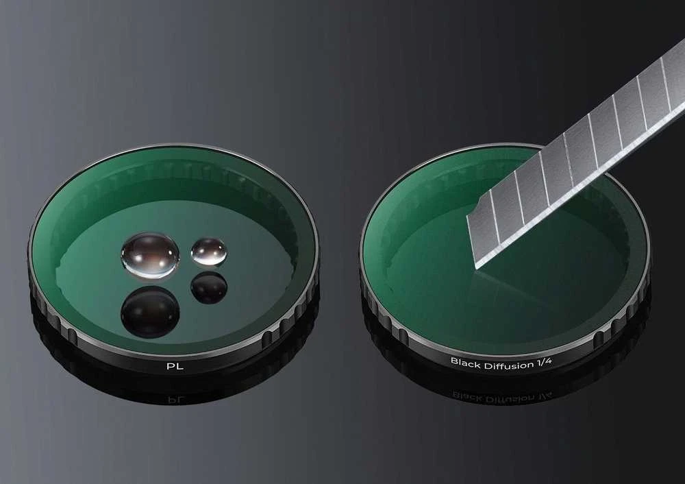 K&F Filtras Pilkas Fader reguliuojamas ND32-512 Dji - Osmo Action 3 4 5 Pro / Kf01.2753