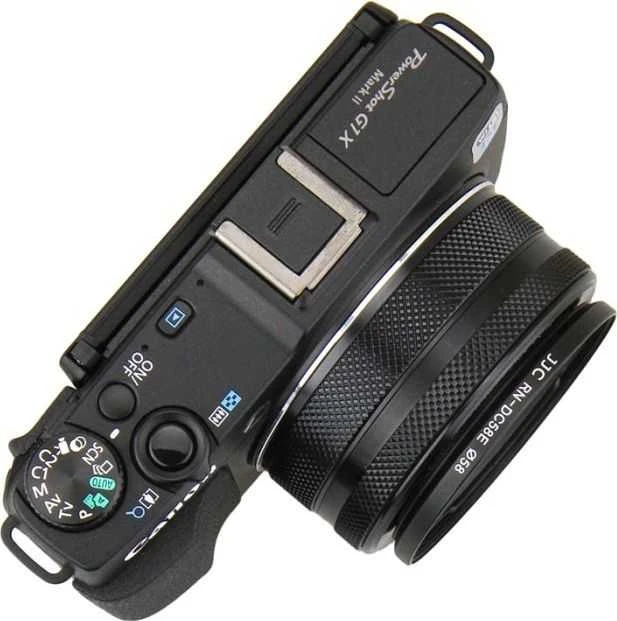 Filtruoti JJC adapterį su 58 mm FA-DC58E filtru, skirtu CANON PowerShot G1X MARK II
