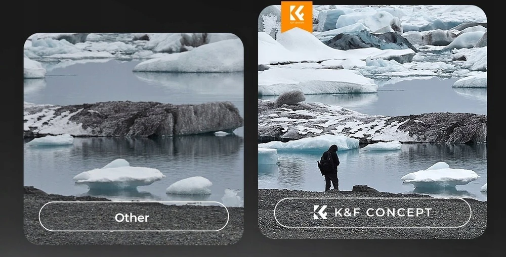 Filtro Kf Filtras Juodas Diffusion 1/4 kamera DJI Osmo Action 6 / Action6 / K&F Concept / Kf12.0037