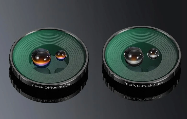 Filtras K&F Filtras Juodas Diffusion 1/4 Efektinis Dji Osmo Nano kamerai Dėklas K&F Concept / Kf12.0031