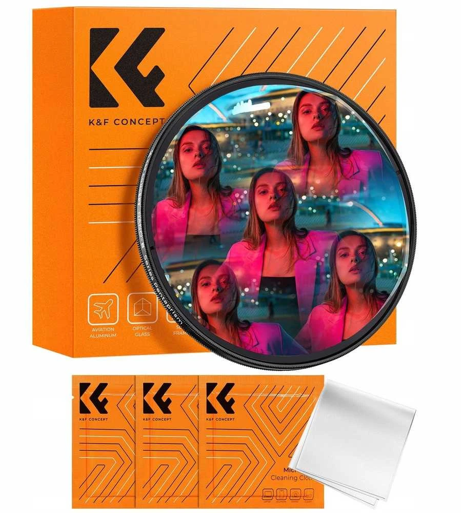 K&F filtro kaleidoskopas 5 kartų filtras kaleidoskopui, skirtas 67 mm 67 K&f / penkiakampei pentaprizmei / Kf01.2809v1