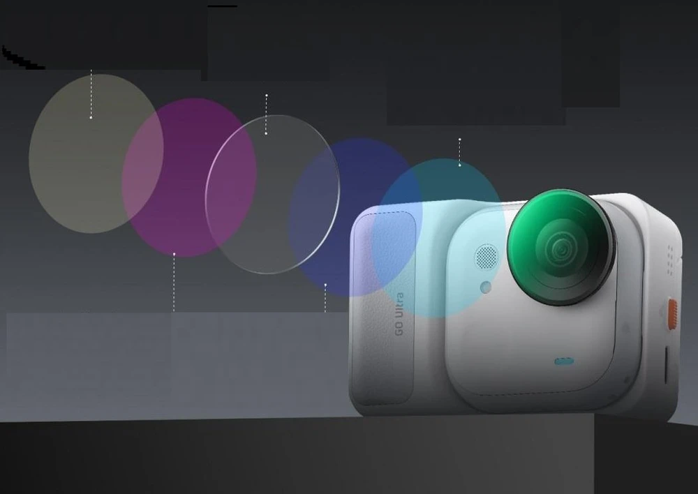 Filtro K&F Concept CPL poliarizacinis ultra Nano-X 8K Ultra HD su dėklu Insta360 Go Ultra kamerai / K&F Concept / Kf12.0011 (SB11897)