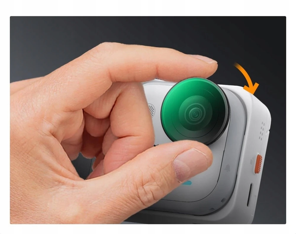 Filtro K&F Concept CPL poliarizacinis ultra Nano-X 8K Ultra HD su dėklu Insta360 Go Ultra kamerai / K&F Concept / Kf12.0011 (SB11897)