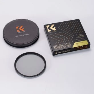 Objektyvo filtras - K&F Concept Nano-X MRC 1/2-82 mm difuzinis filtras juodas