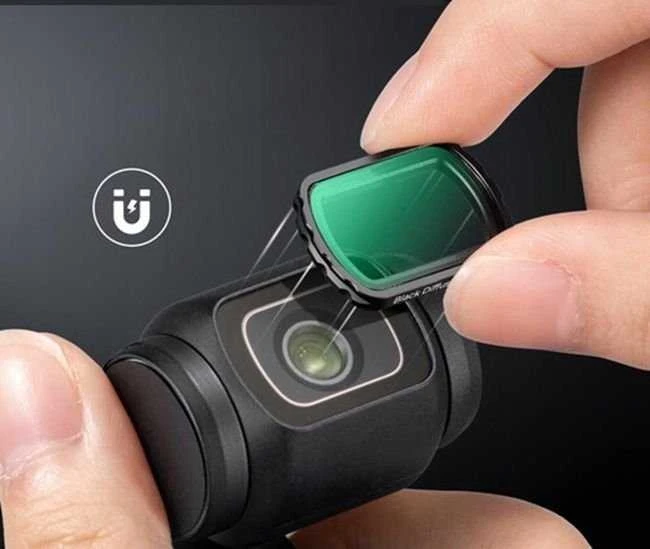 Filtras Kf Filtras Dyfuzyjny Hd Juodas Diffusion 1/4 K&f Concept Do Dji Osmo Pocket 3 / Kf01.2533