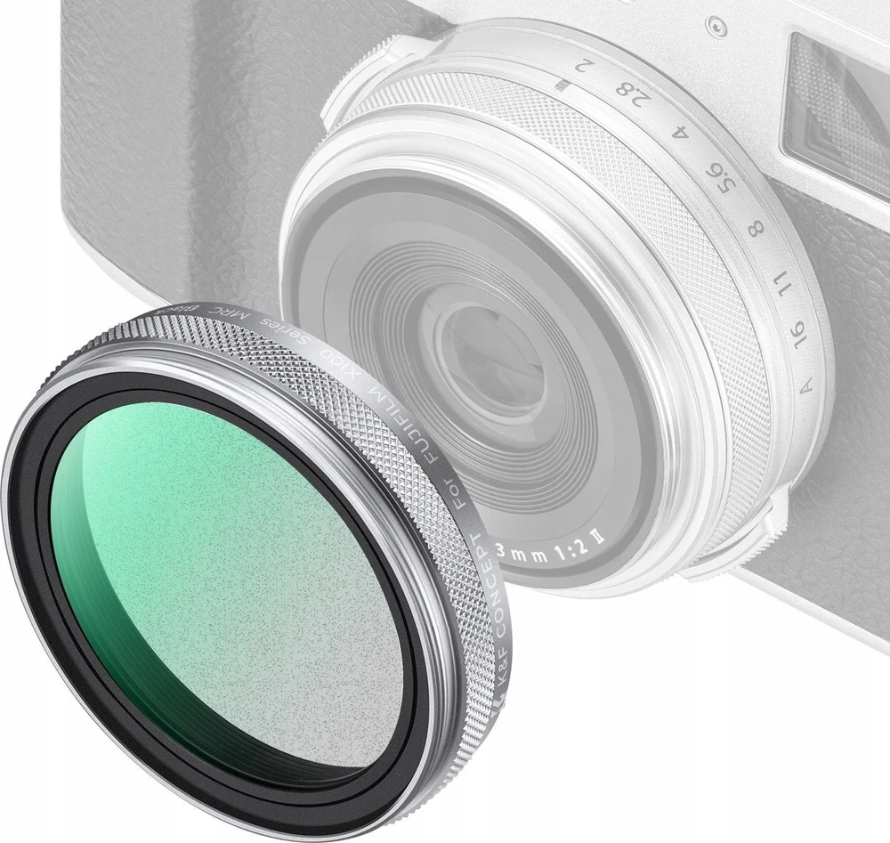 Filtras Kf Filtras Dyfuzyjny Juodas Diffusion 1/4 Nano-x K&f Concept Do Fujifilm X100 X100s X100vi X100f / Kf01.2704