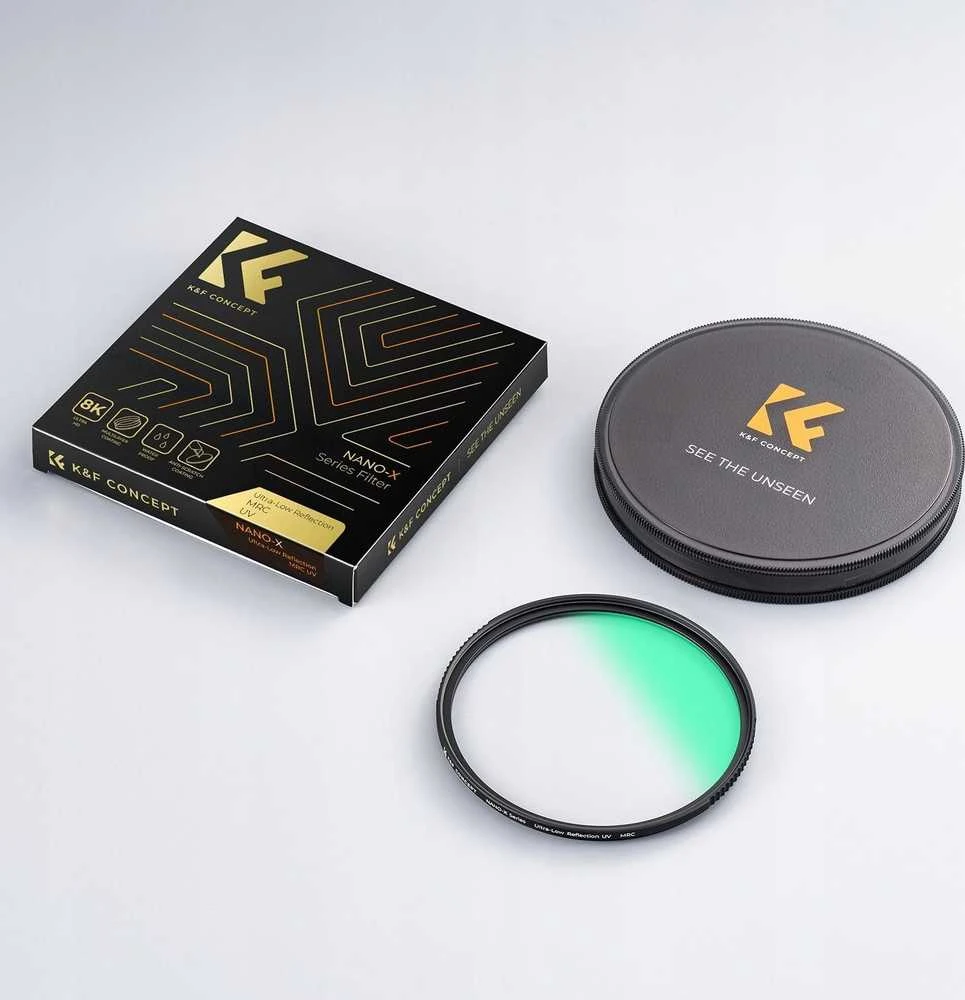 Filtras Kf FILTRAS UV itin mažai atspindintis K&F CONCEPT NANO-X MRC 46 mm 46 mm / KF01.2459