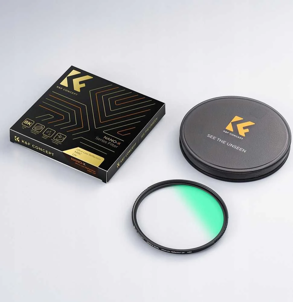 Filtras Kf Filtras Uv Ultra Low Reflection K&f Concept Nano-x Mrc 37 Mm 37mm / Kf01.2456