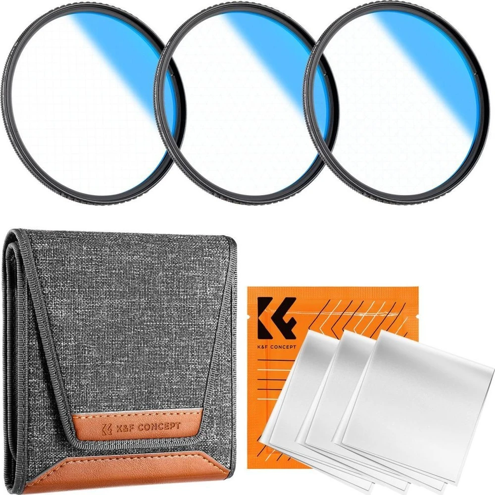 Filtras Kf Filtrų rinkinys 3in1 Filtras Star Filtrai Star Star X4 X6 X8 K&f 55mm / Sku:2129v1
