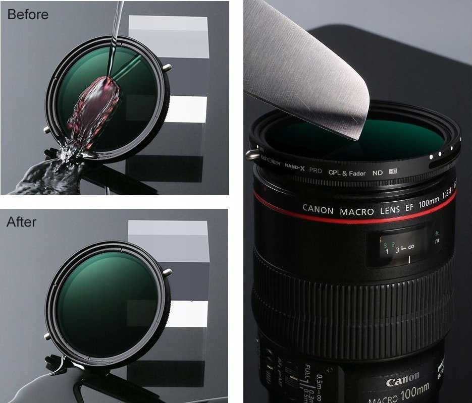 Filtras Kf hibridinis filtras „Concept 2in1 CPL“ poliarizuojantis + pilkas ND2-ND32 fiksatorius 82 mm / KF01.1088