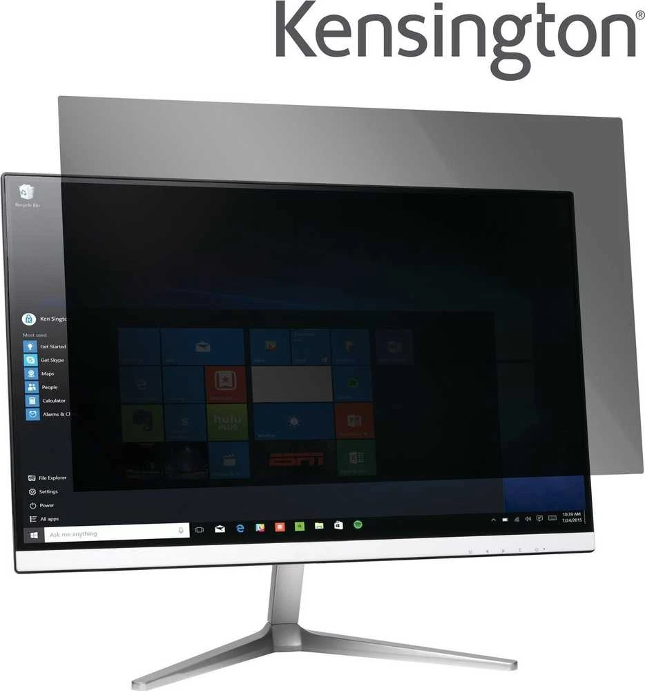 Leitz KENSINGTON 627436 Kensington privatumo ekrano filtras 2 krypčių nuimamas 34 platus 21:9
