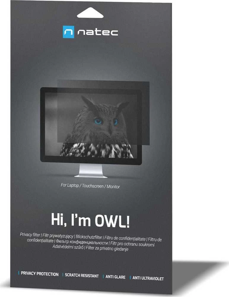 NATEC NFP-1478 privatumo filtras RODO OWL 24 colių 16:9