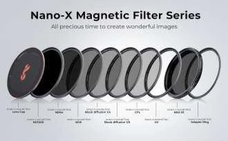 Filtras - K&F Concept Nano-X MRC Fader Magnetinis Reguliuojamas Pilkas Filtras