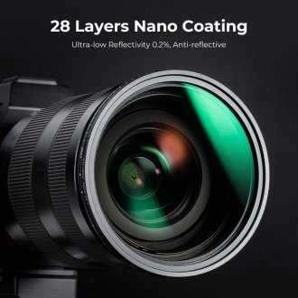 Fotografijos filtras - K&F Concept Nano-X ND2-32 Magnetinis 72mm Ultra-Plonas