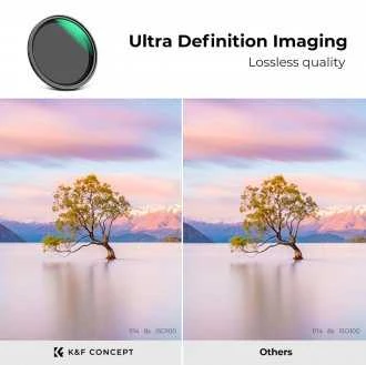 Fotografijos filtras - K&F Concept Nano-X ND2-32 Magnetinis 72mm Ultra-Plonas