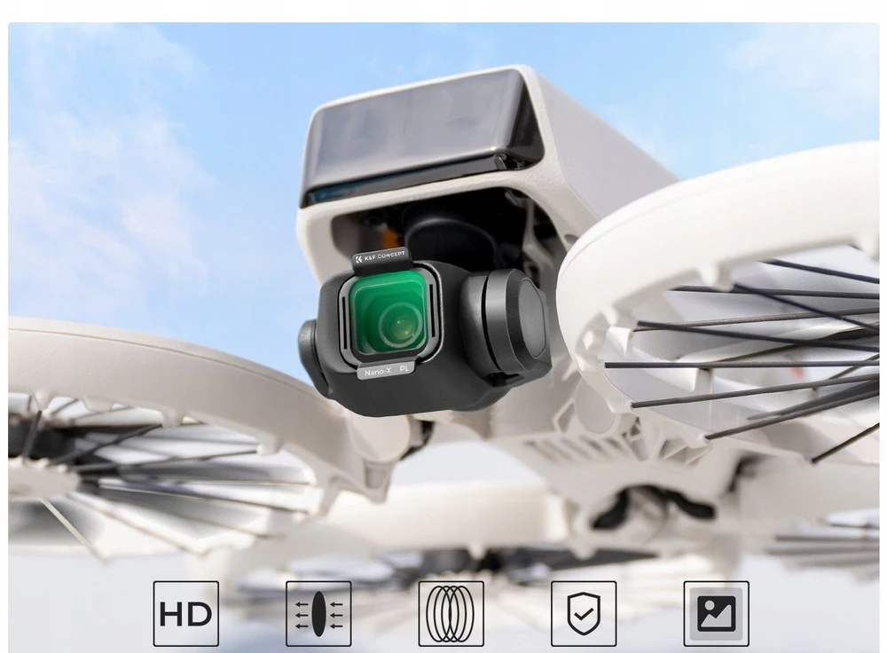 K&f Filtras Pl Poliarizacinis Nano-x 8k Ultra Hd K&f Concept Dronui Dji Flip / Kf01.3080
