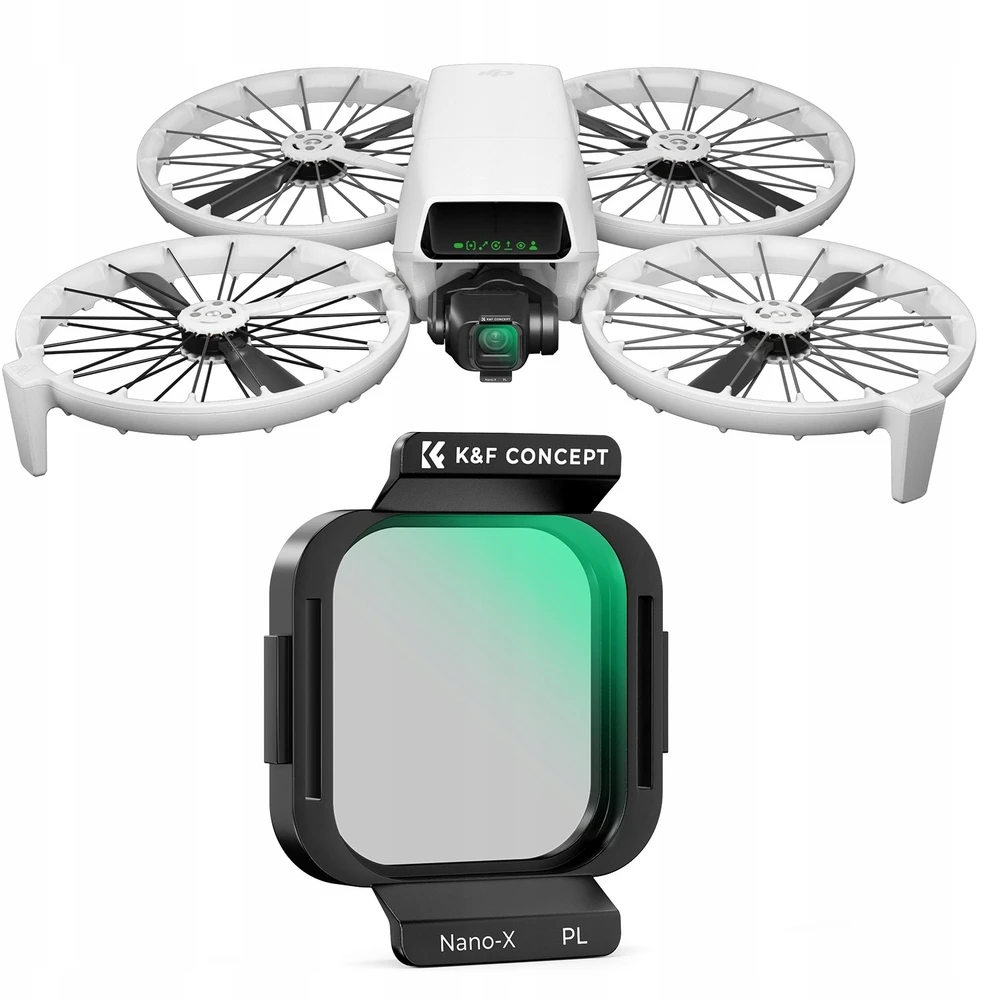 K&f Filtras Pl Poliarizacinis Nano-x 8k Ultra Hd K&f Concept Dronui Dji Flip / Kf01.3080