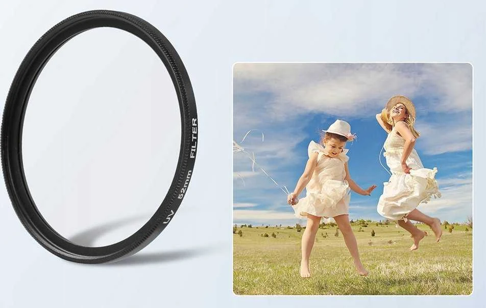 UV objektyvo filtras Puluz, skirtas Insta360 Ace Pro (52 mm)
