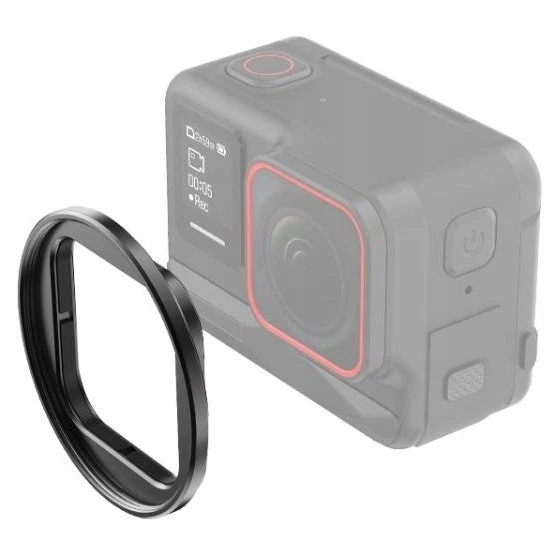 Puluz 3 in 1 rinkinys UV filtras adapteris 52 mm filtrams dangtelis Insta360 Ace Pro 2 / Pu770b