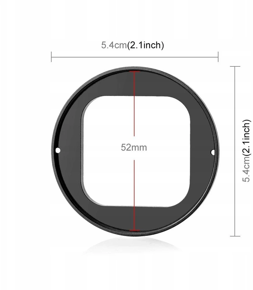 Puluz 3 in 1 rinkinys UV filtras adapteris 52 mm filtrams dangtelis Insta360 Ace Pro 2 / Pu770b