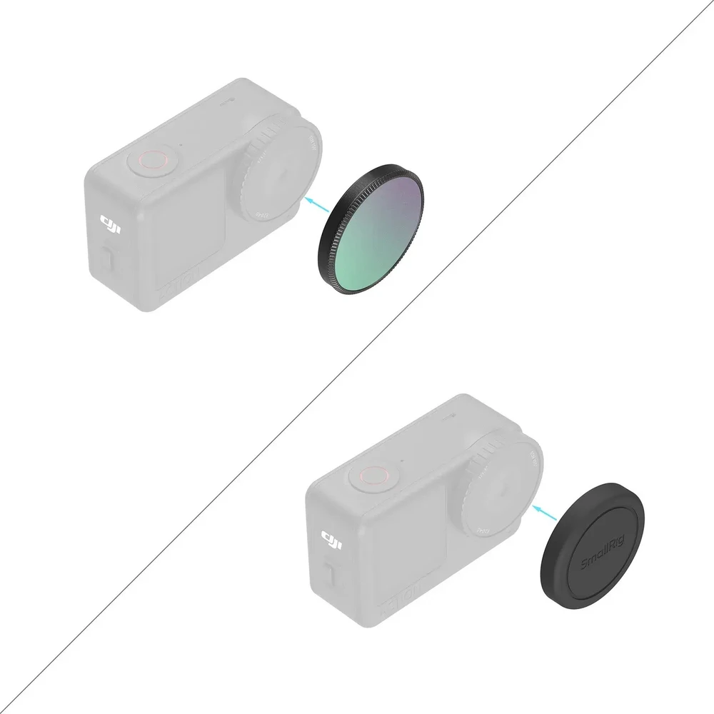 Filtras SmallRig 1/4 Effect Juodas Mist Filter for DJI Osmo Action 6 (6086)