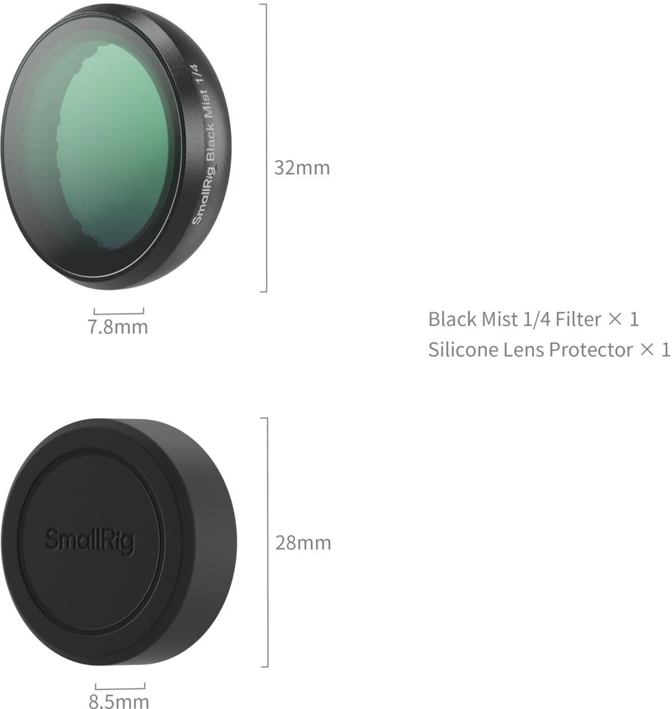 Filtras SmallRig Juodas Mist Filter Kit for Insta360 GO Ultra (5863)