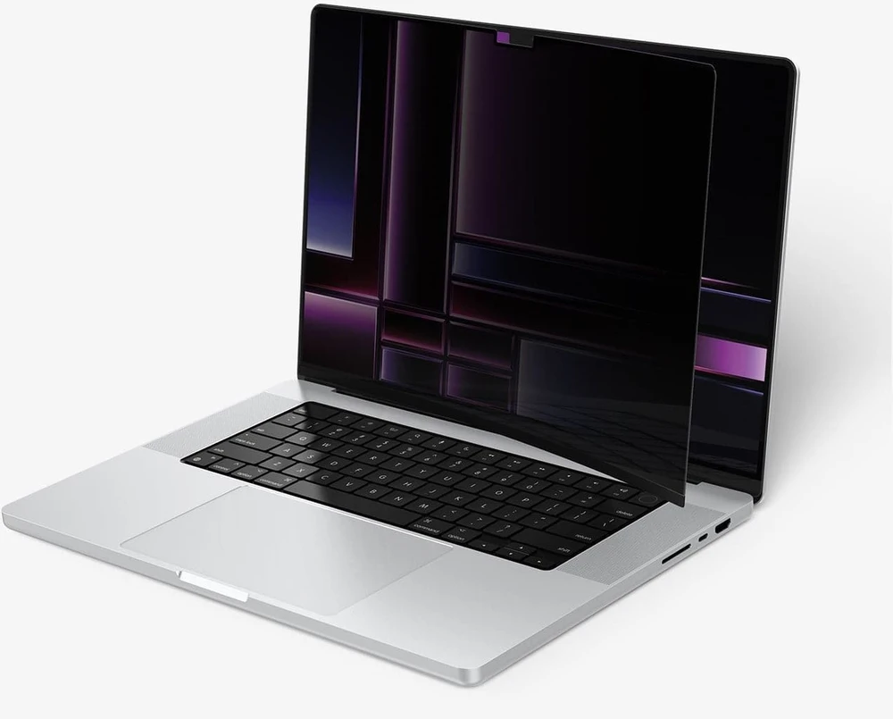 Spigen „SafeView“ 1 pakuotė – „MacBook Pro 16“ M4 2024/M3 2023/M2 2023/M1 2021