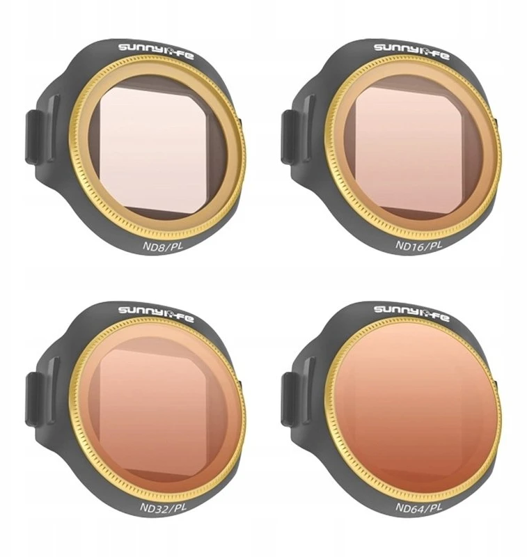 4 Sunnylife ND8/PL + ND16/PL + ND32/PL + ND64/PL filtrų rinkinys, skirtas MINI 5 Pro