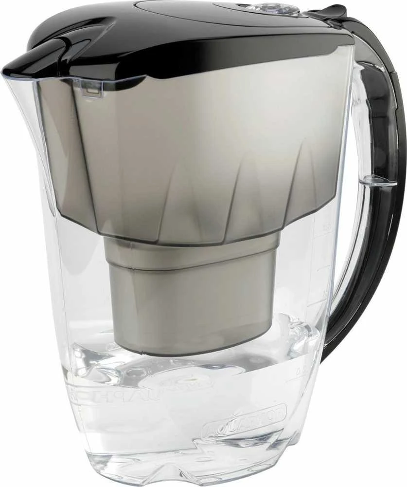Ąsotis vandens valytuvas Aquaphor Jasper 2,8 l, su filtru B25 Maxfor, juoda spalva