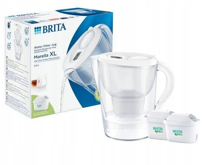 Brita Marella XL + 2 Maxtra Pro PP filter jug