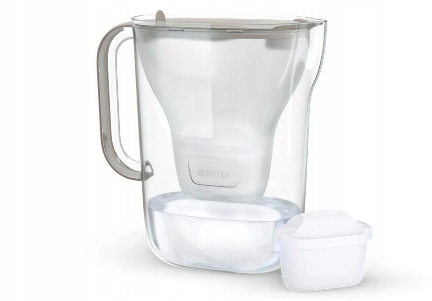 „Brita Style Essential“ filtro ąsotis + 4 „Maxtra Pro Pure Performance“ filtro kasetės (smėlio spalvos)