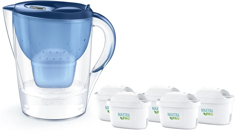 Brita Marella XL + 5 Maxtra Pro PP filter jug