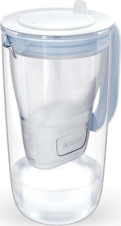 Drėkintuvas Brita Glass+ filtro ąsotis su 2 MaxtraPro PP kasetėmis (mėlynas; 2,5 l)