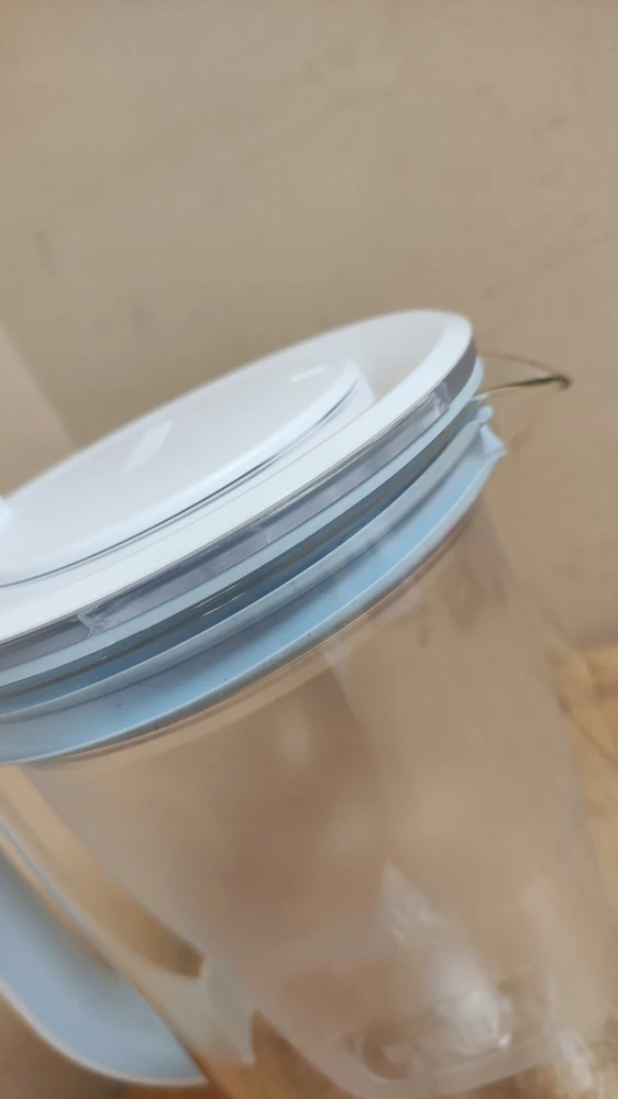 Brita Glass+ filtro ąsotis su 2 MaxtraPro PP kasetėmis (mėlynas; 2,5 l)