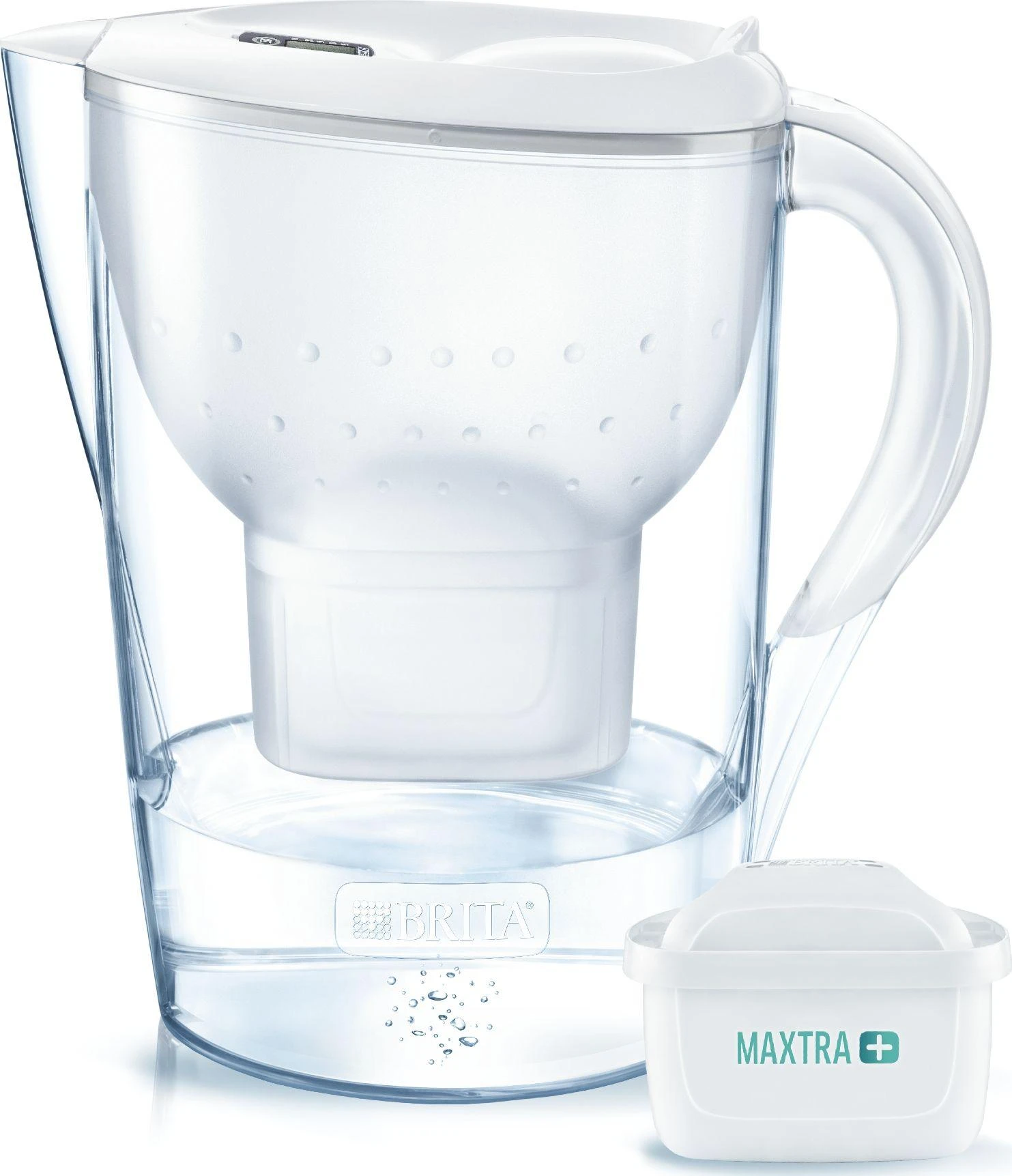 BRITA fill&enjoy Marella XL 3.5L Baltas + 1 filtro kasetė MAXTRA+