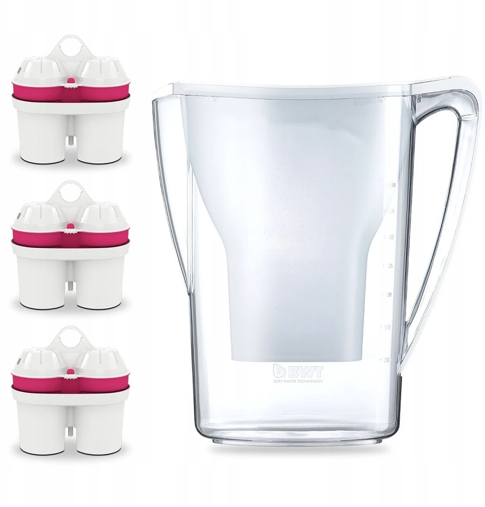 Filtravimo ąsotis BWT Filtravimo ąsotis BWT AQUAlizer Home 2,7L 3 įdėklai Baltas