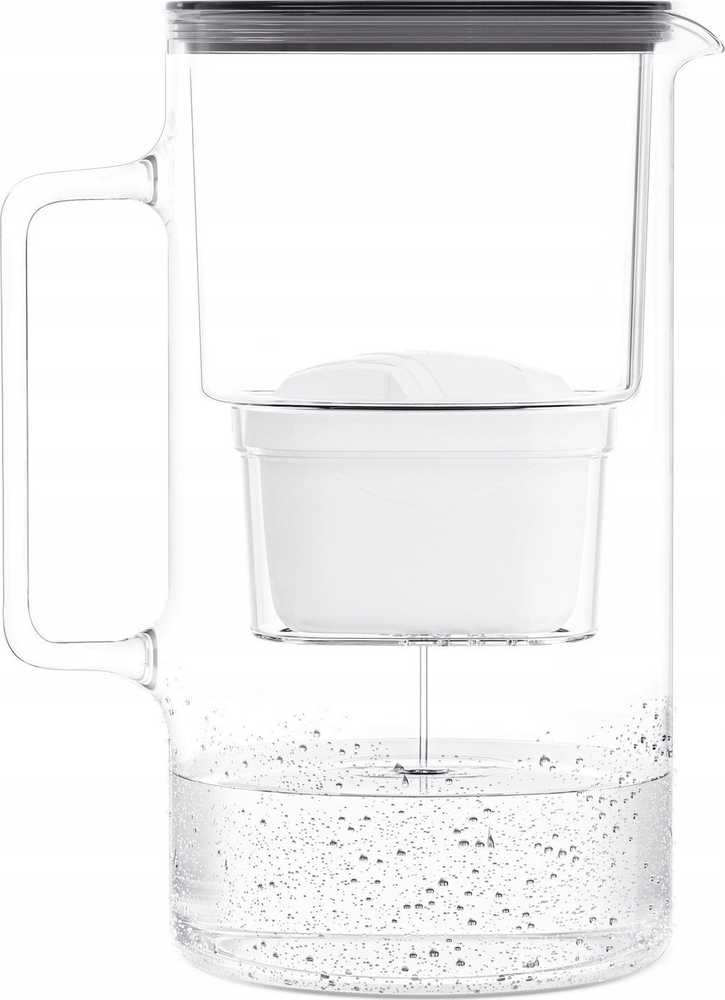 Filtravimo ąsotis Wessper Dzbanek D2 Borosilicate FutureFlow Aquamax (WES201-FF-BK)
