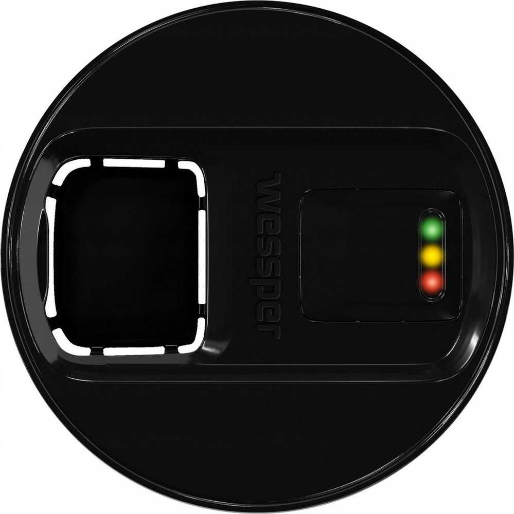 Filtravimo ąsotis Wessper Dzbanek D2 Borosilicate FutureFlow Aquamax (WES201-FF-BK)