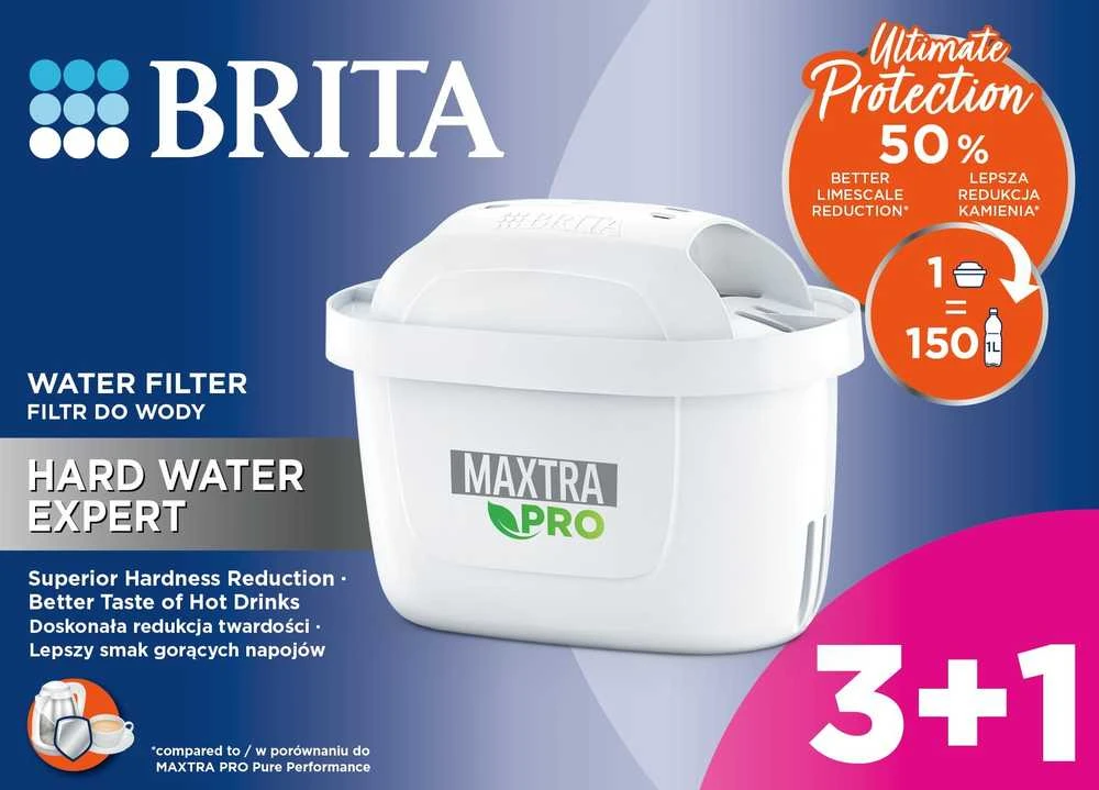 Brita Maxtra Pro Hard Vanduo Expert filtras 3+1 vnt