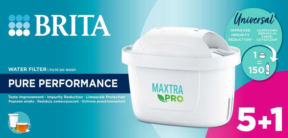 Vandens Filtras - Brita MX+ Pro Pure Performance 5+1 Vnt.