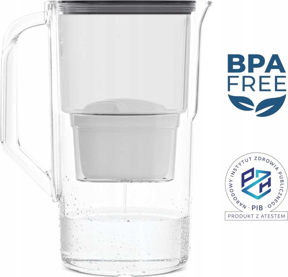 Filtro ąsotis Wessper AquaMax Basic juodas