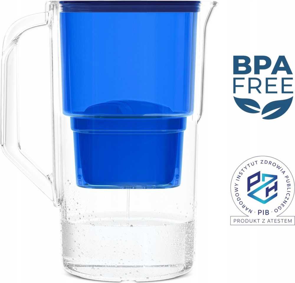Filtro ąsotis Wessper AquaMax Basic mėlynas