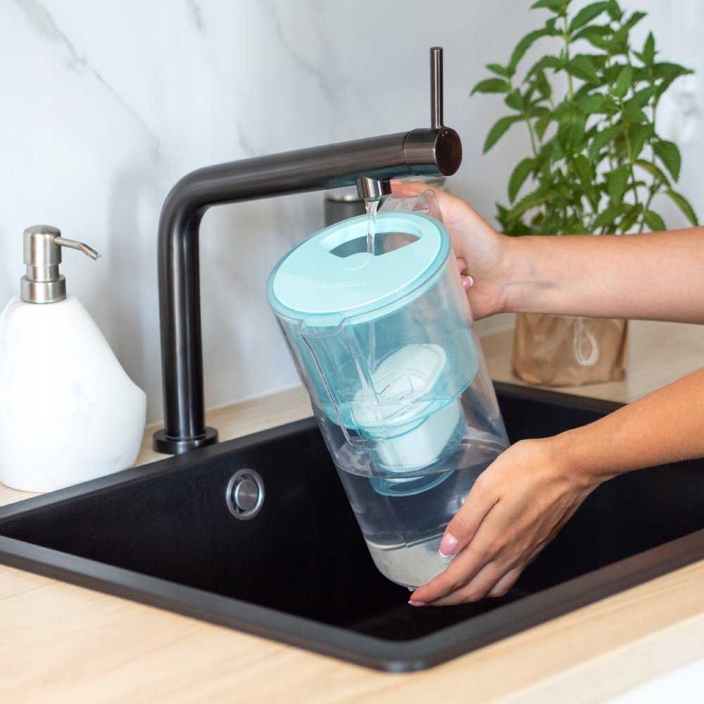 Filtro ąsotis Wessper AquaMax Basic mėtų spalvos